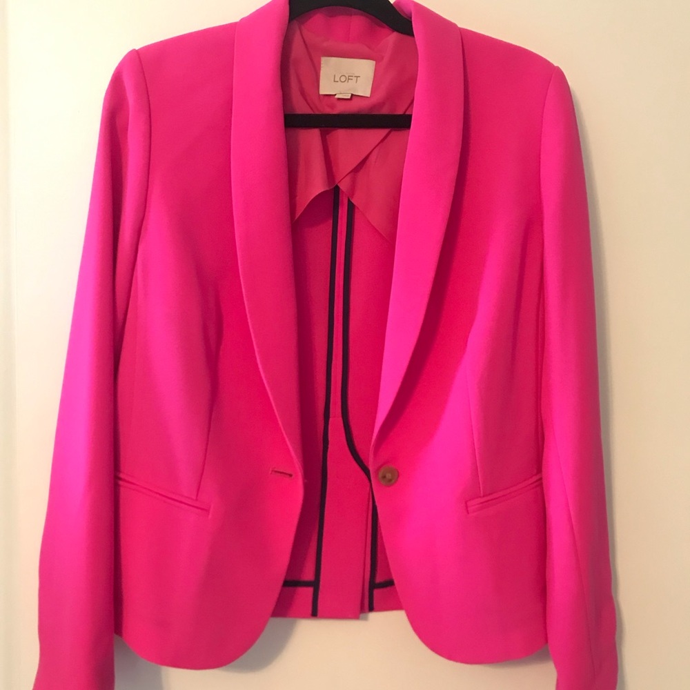 LOFT Hot Pink Blazer